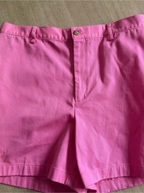 Ralph Lauren size 12 pink chino shorts 100% cotton preppy quiet luxary golf